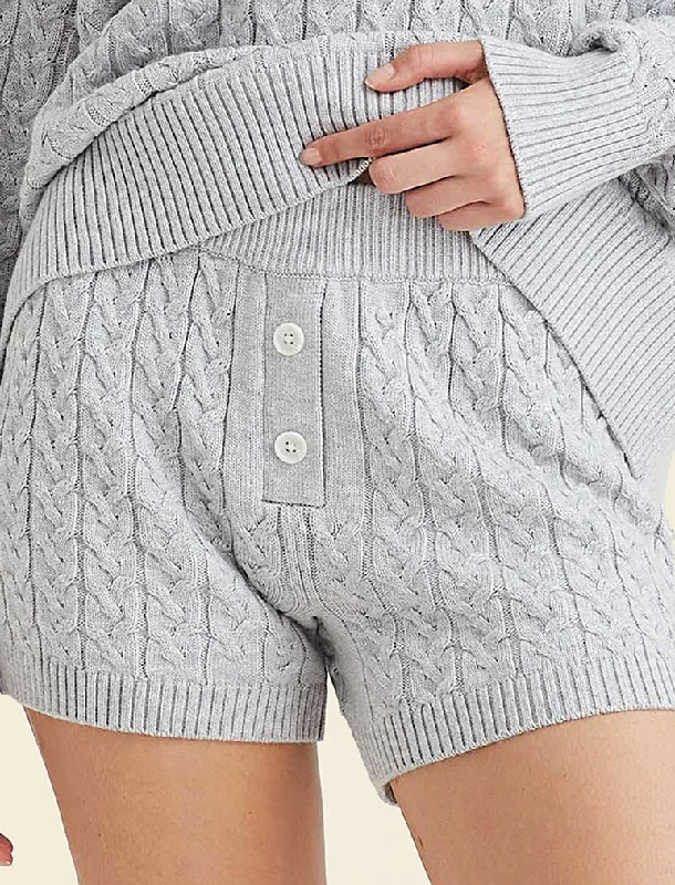 Cosy Cable Cotton Cashmere Short