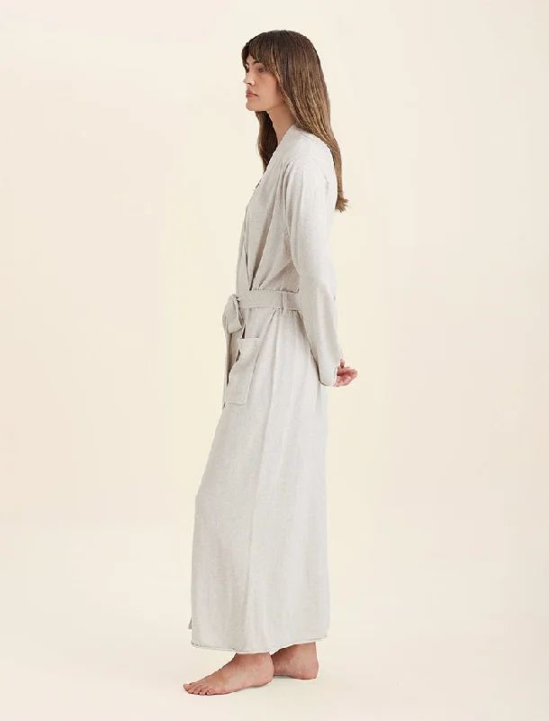 Cotton Cashmere Maxi Robe