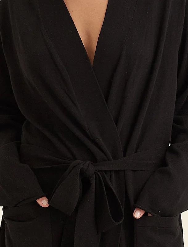 Cotton Cashmere Maxi Robe