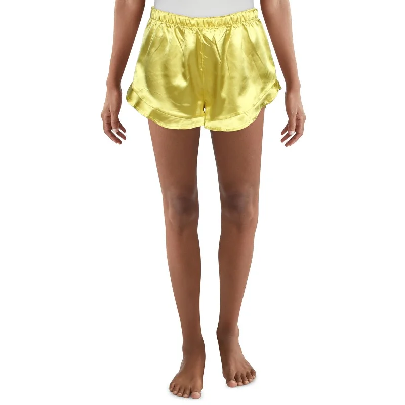 Express Womens Satin Short Sleep Short