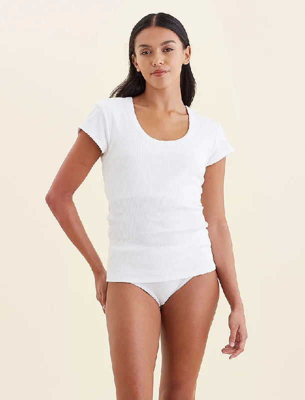 Milla Rib Shelf Bra Tee