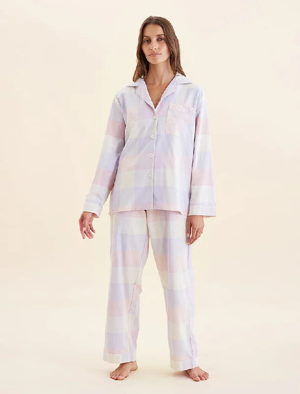 Organic Plaid Full Length PJ