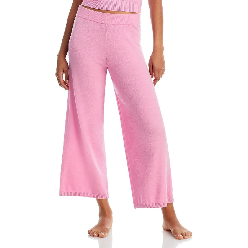 P.J. Salvage Womens Solid Knit Sleep Pant