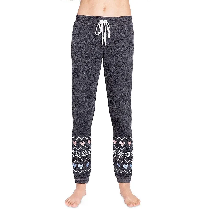 P.J. Salvage Womens Summit View Fleece Drawstring Sleep Pant