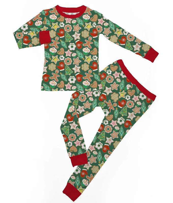 [Pre Order] Holiday Classics Christmas Cookies - Bamboo Long Sleeve Lounge Set (EST SHIP LATE OCT)