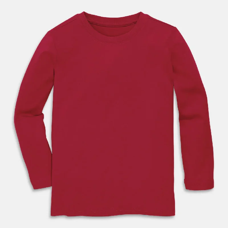 [Pre Order] Holiday Classics Merry Deep Red - Adult Unisex Bamboo Long Sleeve Lounge Shirt EST SHIP LATE OCT