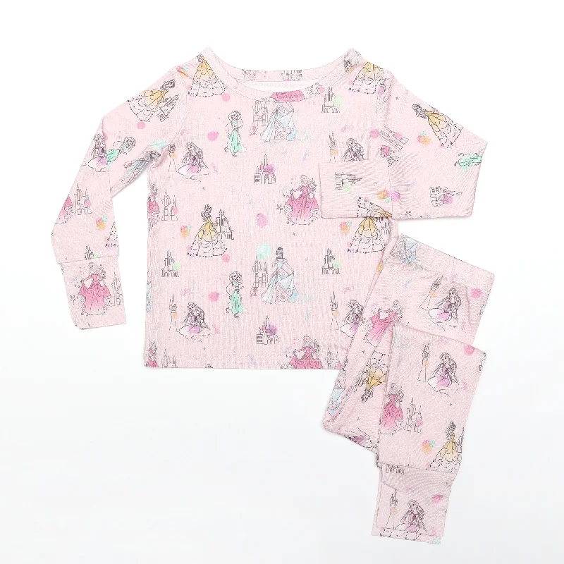 Magic Collection Princess Castles - Bamboo Long Sleeve Lounge Set