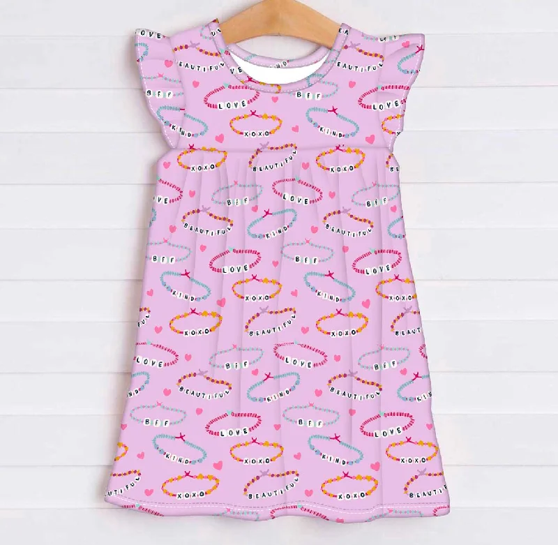 Summer Love Friends Forever - Girls Bamboo Slumber Dress