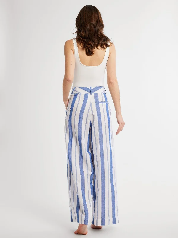 Cara Pant in Nantucket Stripe