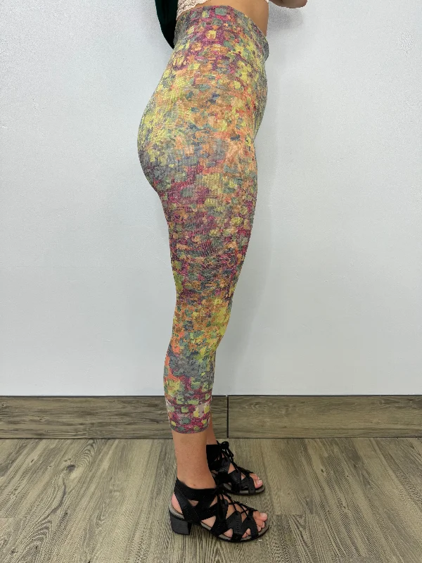 Mosaic Capri High Waist Legging