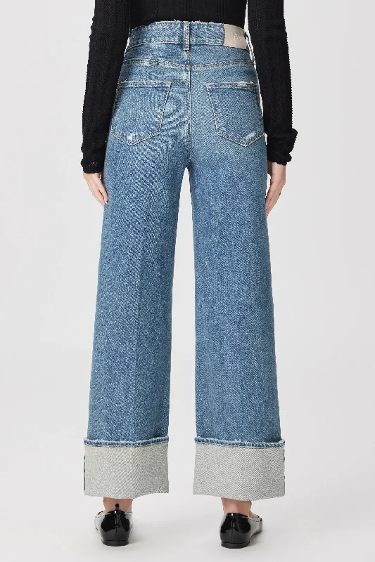 Sasha Ankle Wide Cuff Jeans - Storybook