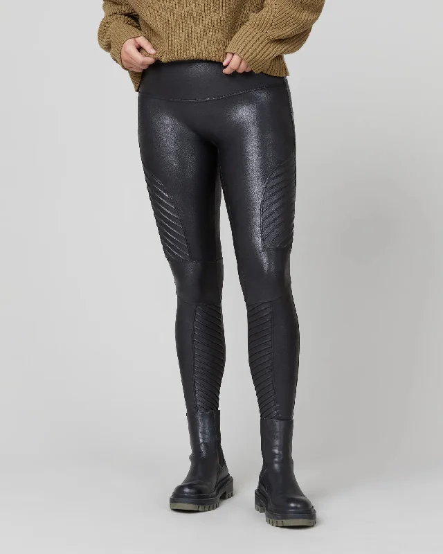 Spanx: Faux Leather Moto Leggings - 20136R