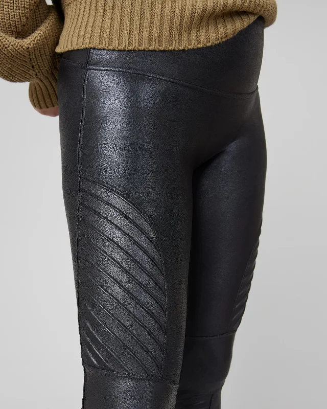 Spanx: Faux Leather Moto Leggings - 20136R