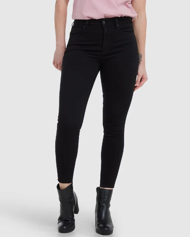 Studios High Rise Skinny Jeans | Black Black