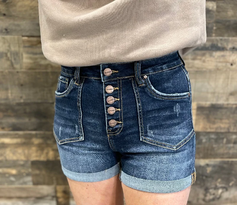 Turn Back Denim Shorts