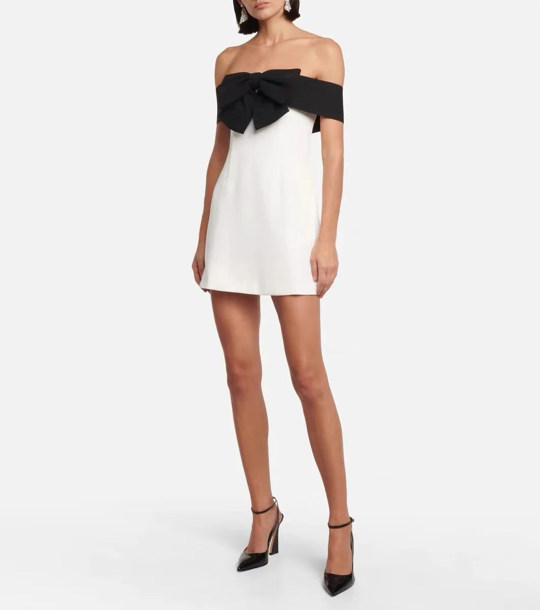 French party night mini dress Fashionable Pleated Mini Dress