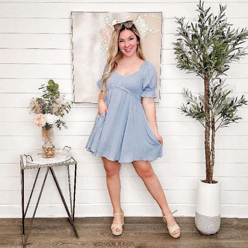 See You Smile Rayon Short Sleeve Blue Avery Mae Mini Dress Classic Floral Print Mini Dress See You Smile Rayon Short Sleeve Blue Avery Mae Mini Dress Classic Floral Print Mini Dress