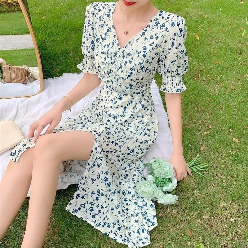 Lizakosht Summer Floral Dress Women French Vintage Retro Split Dress Sexy Office Lady Casual Slim Fit Designer Fairy Mini Dress New Stylish Spaghetti Strap Mini Dress Lizakosht Summer Floral Dress Women French Vintage Retro Split Dress Sexy Office Lady Casual Slim Fit Designer Fairy Mini Dress New Stylish Spaghetti Strap Mini Dress